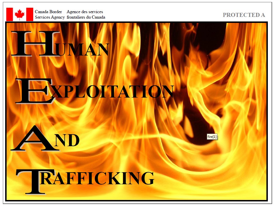 Human Trafficking Presentation CBSA