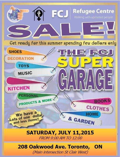 garage  sale July 11