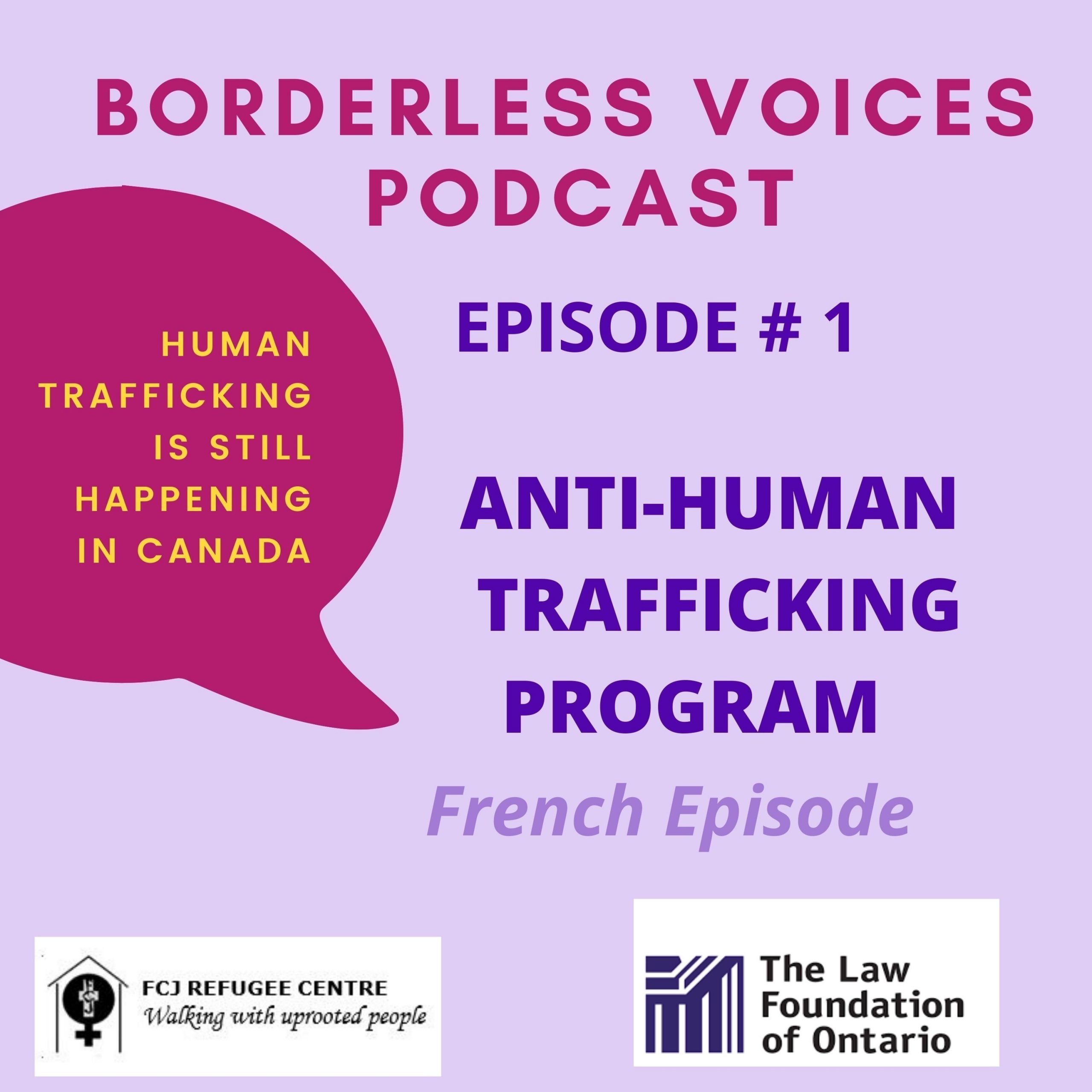French – Episode #1: Programme de lutte contre la traite des personnes