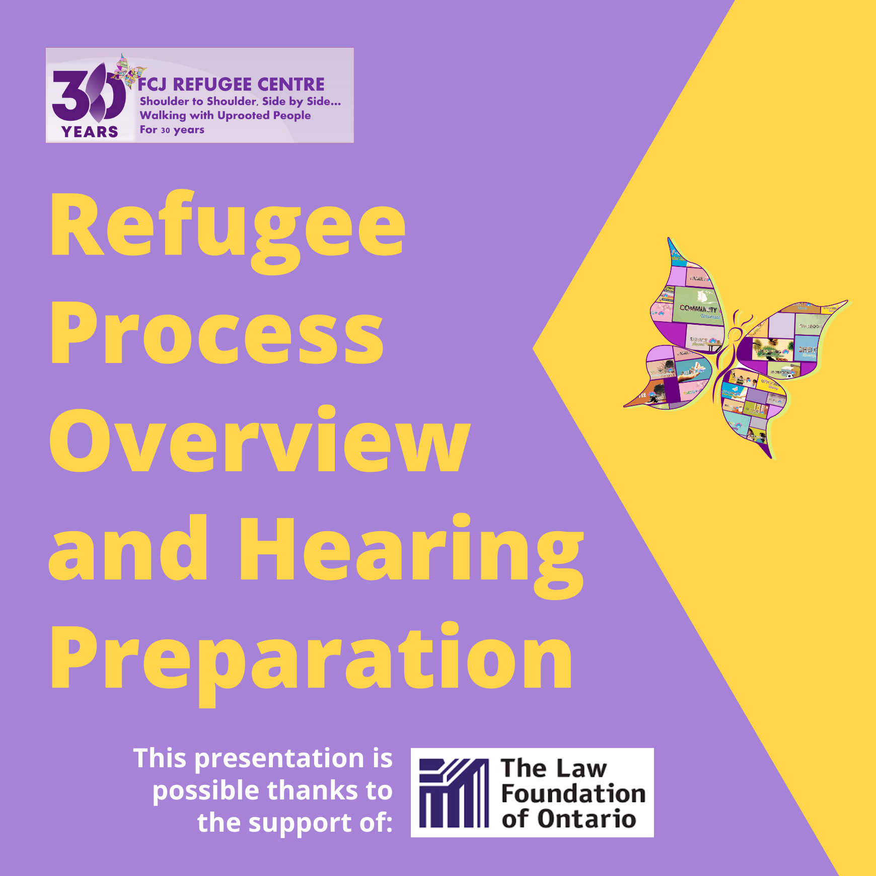 Refugee Process Overview & Hearing Preparation