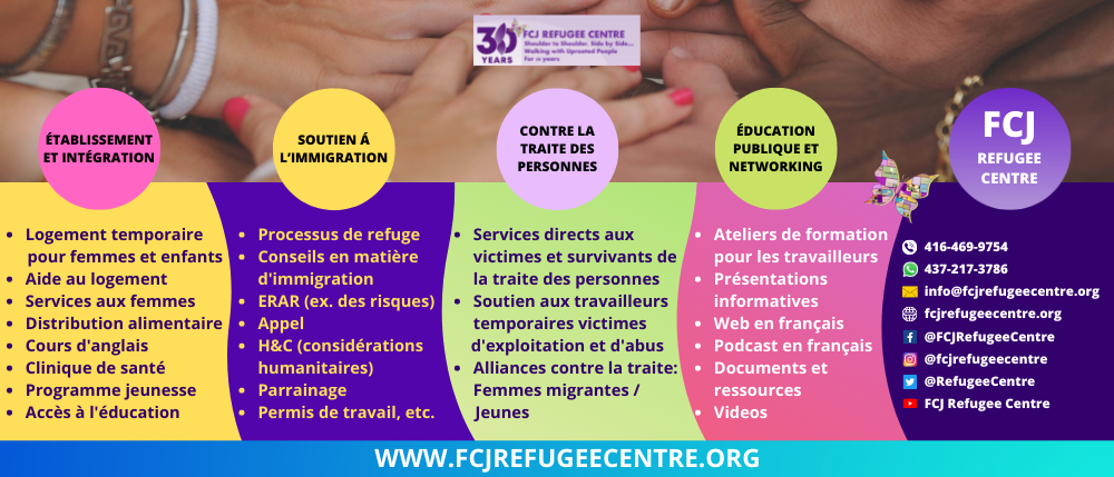 FCJ Refugee Centre - Quis sommes nous