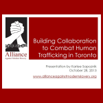 Building Collaboration to Combat Human Trafficking in Toronto
