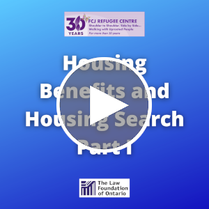 Webinar | Housing Benefits and Housing Search, Part I