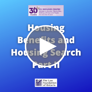 Webinar | Housing Benefits and Housing Search, Part II