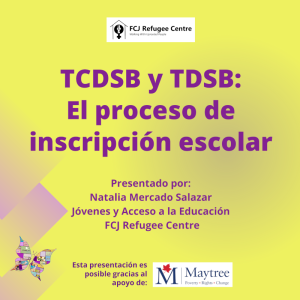 Tcdsb Math Webinar | TCDSB y TDSB: El proceso de inscripción escolar – FCJ Refugee ...